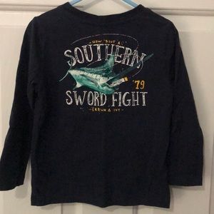 Crown & Ivy Boys 3T shirt with sword fish